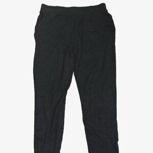 Eberjey Women's Luxe Sweats Jogger Lounge Pants Black Cotton Blend Sz S /P 4719